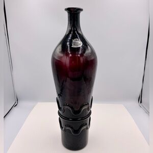 Vintage Rossini Empoli Decanter.Empoli Italy is a region known for glassmaking